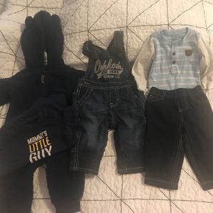 Lot of 6 month boys Carter/OshKosh outfits